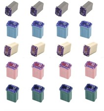 20 Pack Micro Cartridge Fuses 15amp 20amp 25amp 30amp 40amp FMM Fuses MCASE T...