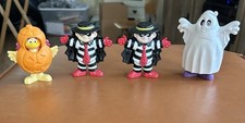 Vintage McDonald  s 1995 Halloween Happy Meal Toy Set Of 4 Lot Costumes Ronald
