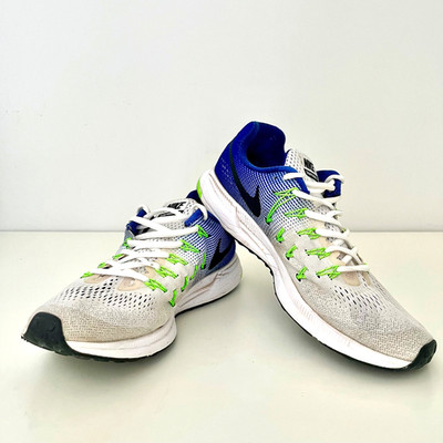 Nike  Zoom Pegasus 33 Running Shoes White Concord Blue Size EUR 42 US 8.5