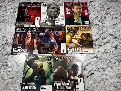 Game Informer Magazine Lot Of 8 Issues #140-141, 144-149 Gun Bond Warriors