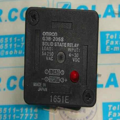 one new Omron G3B-205S 5A 250VAC DC4-30V Solid State Relay Quality assurance