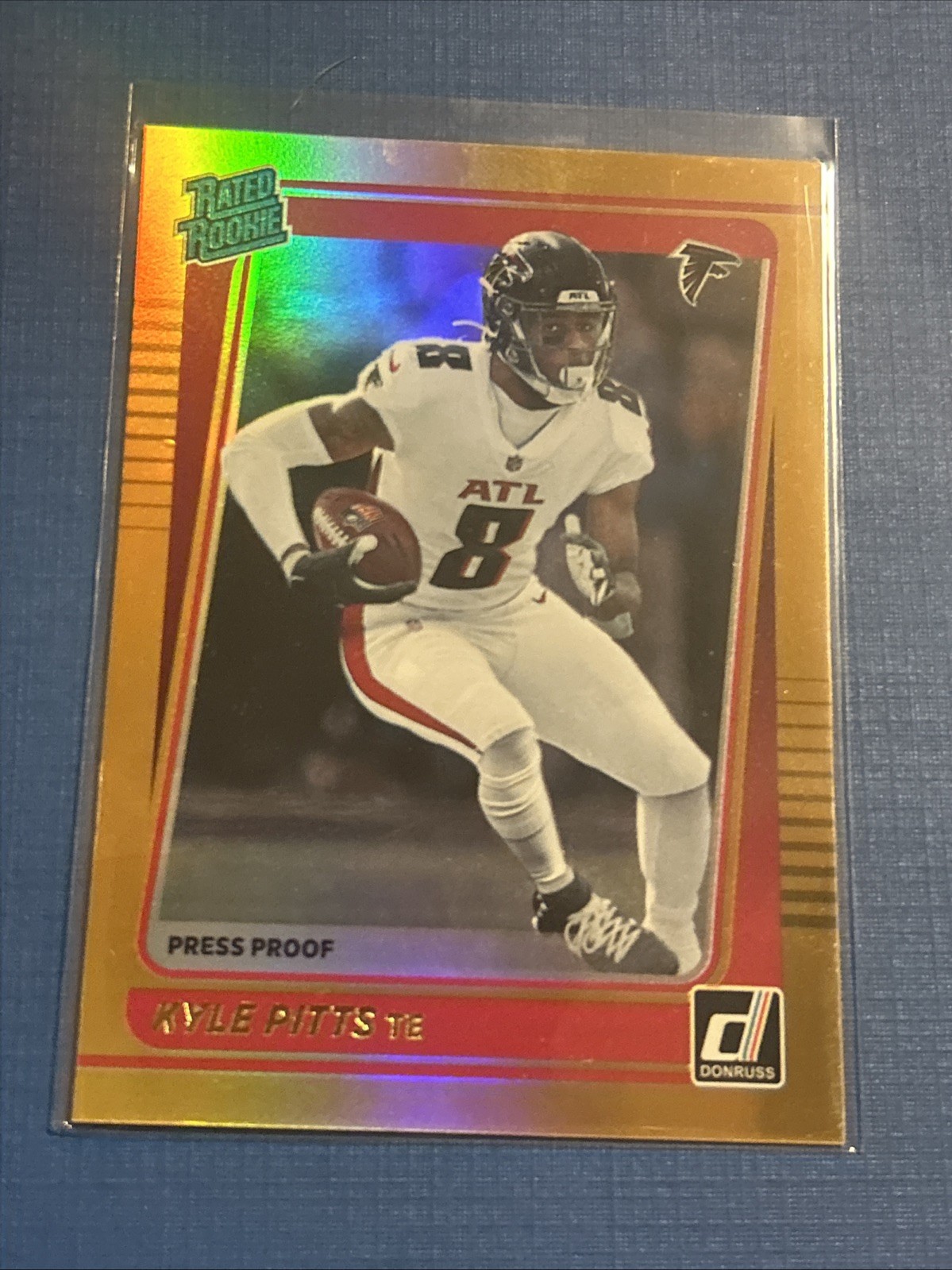 2021 Panini Donruss - Rated Rookie Kyle Pitts #260 Press Proof Premium (RC)