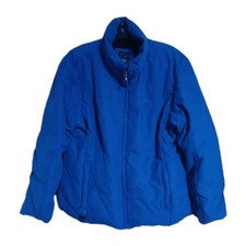 Espirit Royal Blue Puffer Jacket donna grande ma si adatta come una media 