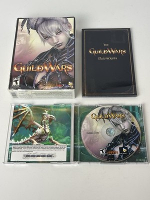 Guild Wars PC CD ROM 2 Disc Video Game Complete In Box 2005 - Rare Box Cover