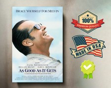 As Good as It Gets (1997) 8x12 Metal Movie Poster 🔥🍿