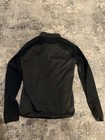 Under Armour Women’s Loose Fit Cold Gear Quarter Zip Pullover Grey/black Size L