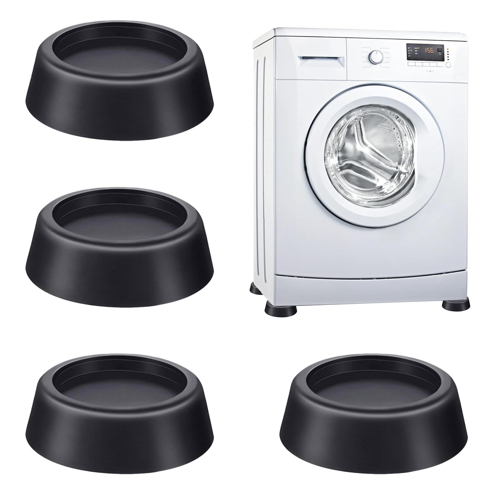 Tapis anti vibration machine à laver sèche-linge patins amortisseurs x4