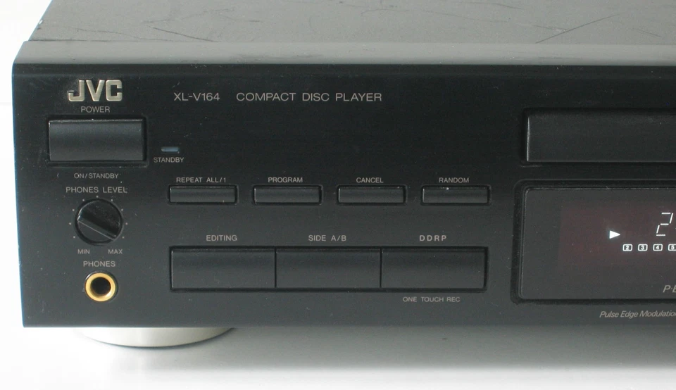 JVC XL-V164BK CD Spieler, klassischer CD Spieler ohne Fernbedienung - Bild 2 von 4
