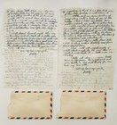 1951 antique COL D KINZIE japan APO FEC korean war LETTER LOT map torrington ct — photo 5