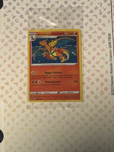Pokemon TCG Special Delivery Charizard SWSH075 Holo Promo Card Sealed