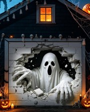 Halloween Garage Door Cover 7X8 Ft Ghost Decorations 7 8ft,