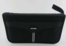 Sentry 96 Disc CD Wallet Carry Case Black Zipper DVD BLURAY Games