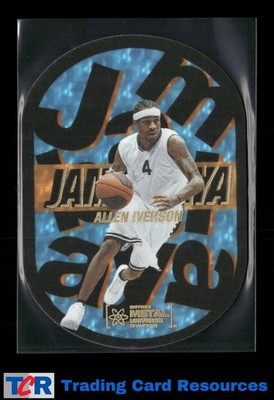 2021 SkyBox Metal Universe Champions #13 Allen Iverson Jambalaya