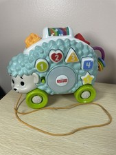 Fisher Price Linkimals Hedgehog Happy Shapes Musical Learning Toy-Works-EUC