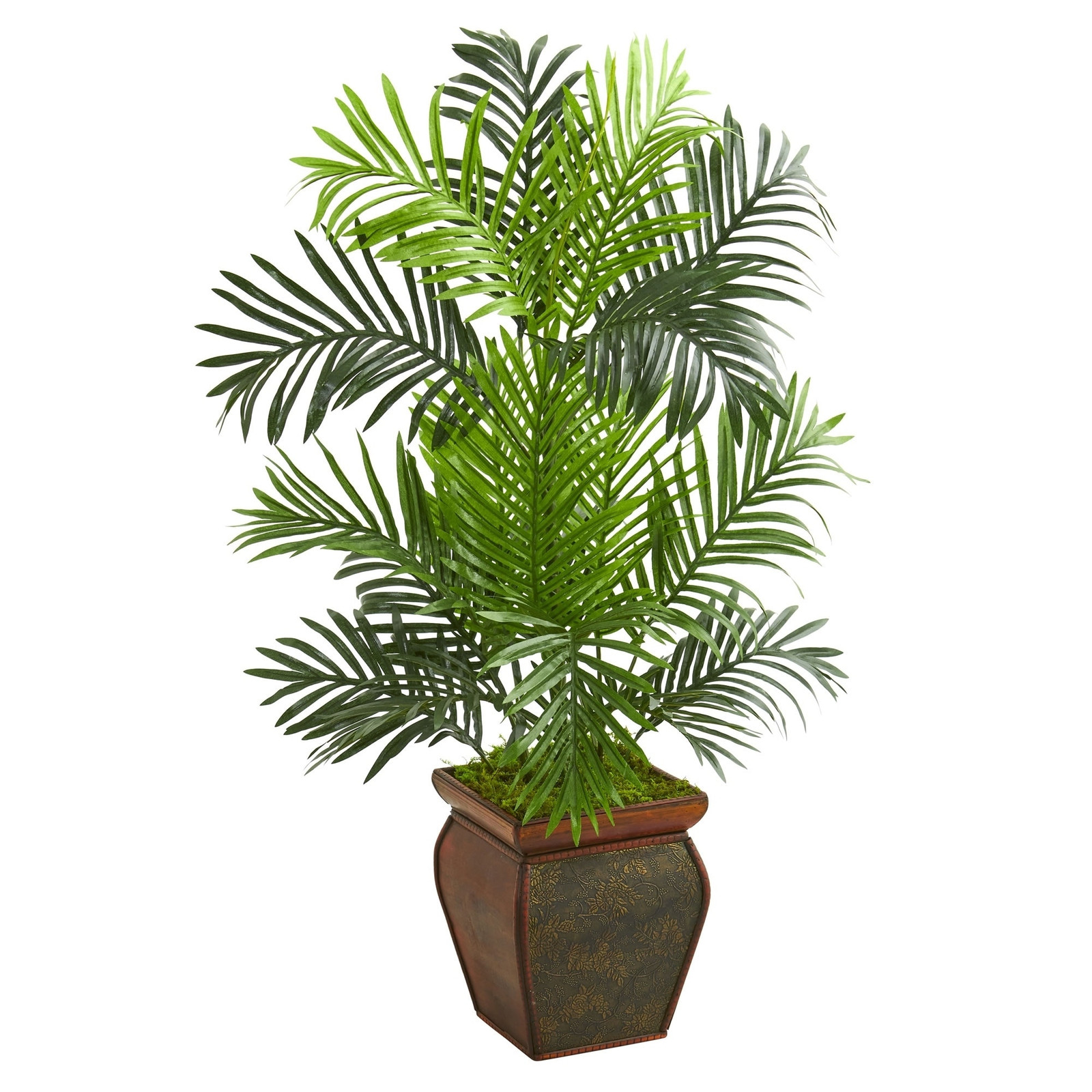 3ft Paradise Palm Artificial Tree in Decorative Planter - 3ft Tall 22in Wide