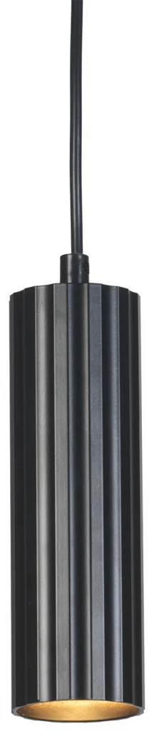 Ceiling Light Black Sanson Pendant Oaks Lighting 6235/1 P BK