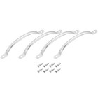 Stainless Steel Door Pull Handles, 4Pcs 145mm/5.71" Long Door Handle with Screws