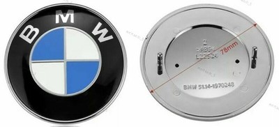 1 Stück 78mm B&M&W E39 E46 Compact Limousine Usw. B&M&W Emblem Abzeichen Neu
