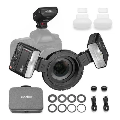 Godox MF12-DK1 Flash Macro TTL Pour Sony Kit De Lumières Pour Odontologie - Photo 1/4