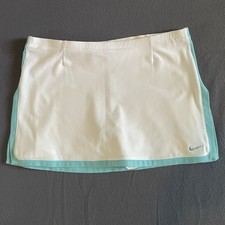 Nike Tennis Skirt Women s Size S Color White/Teal