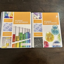 Lot of 2 Student Lab Notebook 100/50 Duplicate copies-Spiral