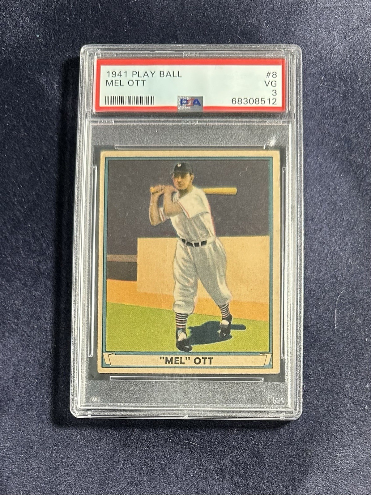 1941 Play Ball - Mel Ott #8 PSA 3