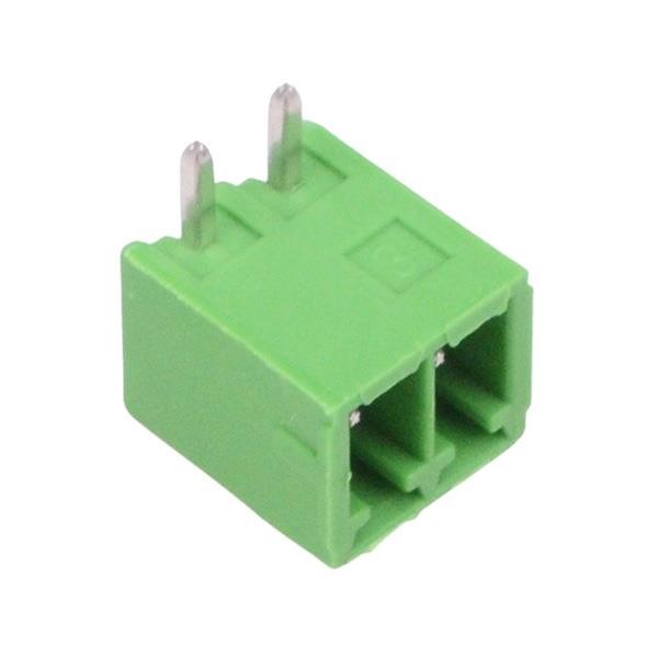 10 x 2-Way 3.5mm Horizontal PCB Header Closed Ends Green 10A 300V