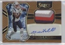 2016 Panini Select Rookie Materials Copper Prizm 35/49 Malcolm Mitchell Auto 0aa