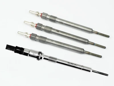 GENUINE BERU GLOW PLUG WITH PRESSURE SENSOR PSG007 SET OF 4 VW AUDI 03L905061K - Image 1 of 4