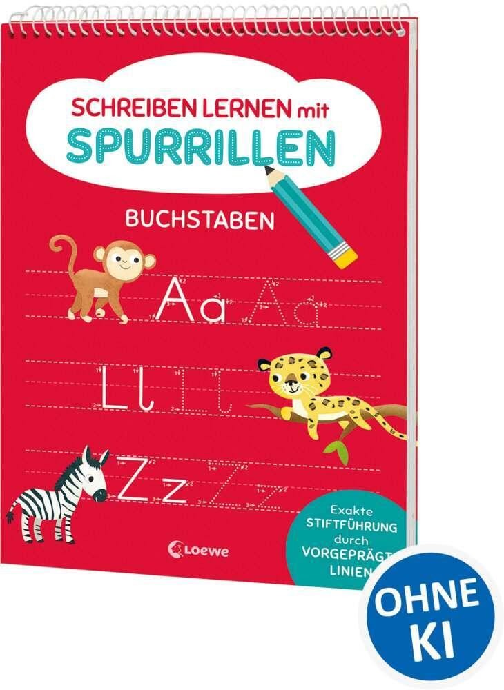 Schreiben lernen mit Spurrillen - Buchstaben Carmen Eisendle