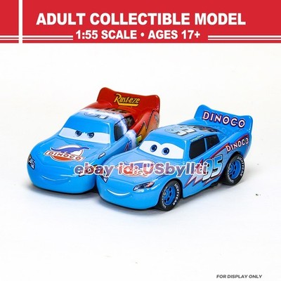 2-PACK Display Model Vehicle Disney Pixar Cars Lightning Mcqueen 1:55 Diecast