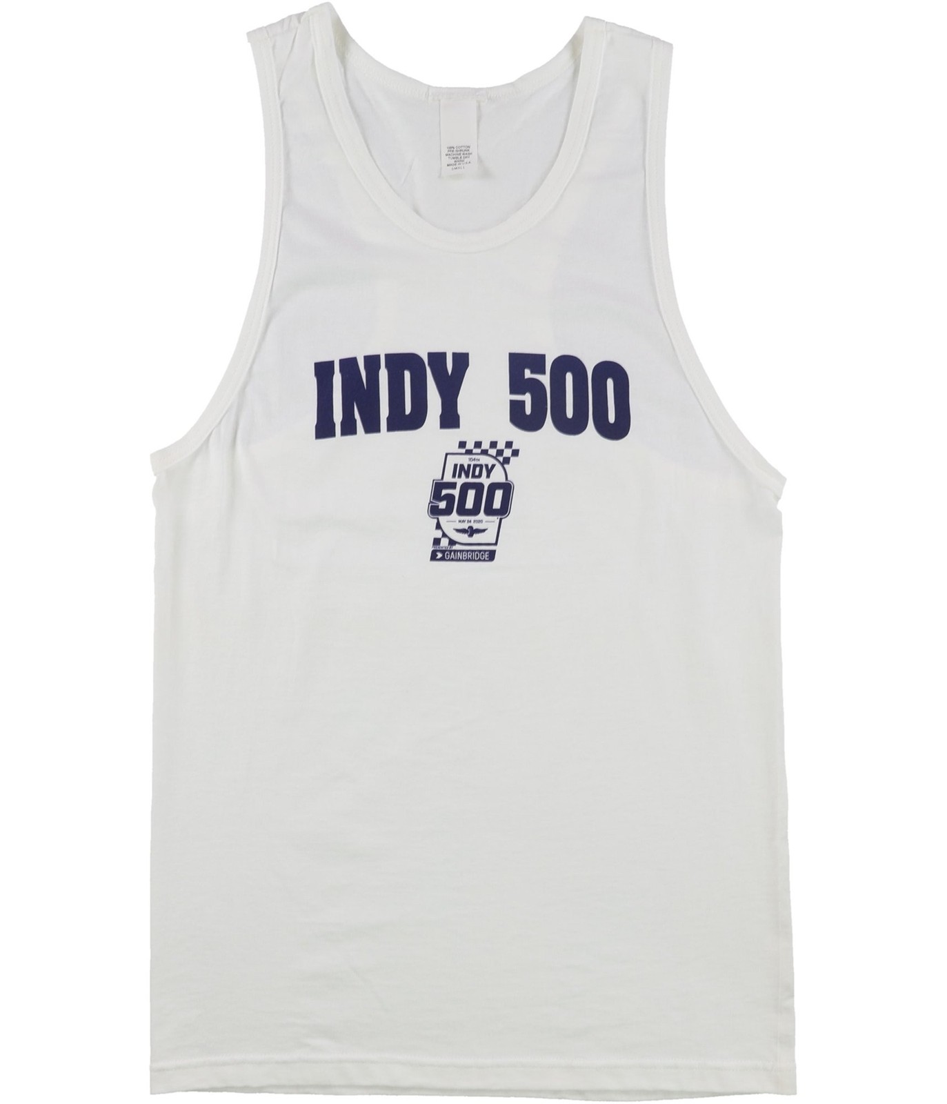Мужская майка с логотипом Indy 500 белая S 3490₽