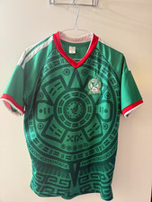 Mexico National Team Soccer Jersey Size CH Green/Red/White