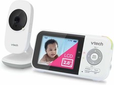 Baby Monitor No WiFi 19Hr Video Battery 1000ft Range Night Vision Two-Way Talk