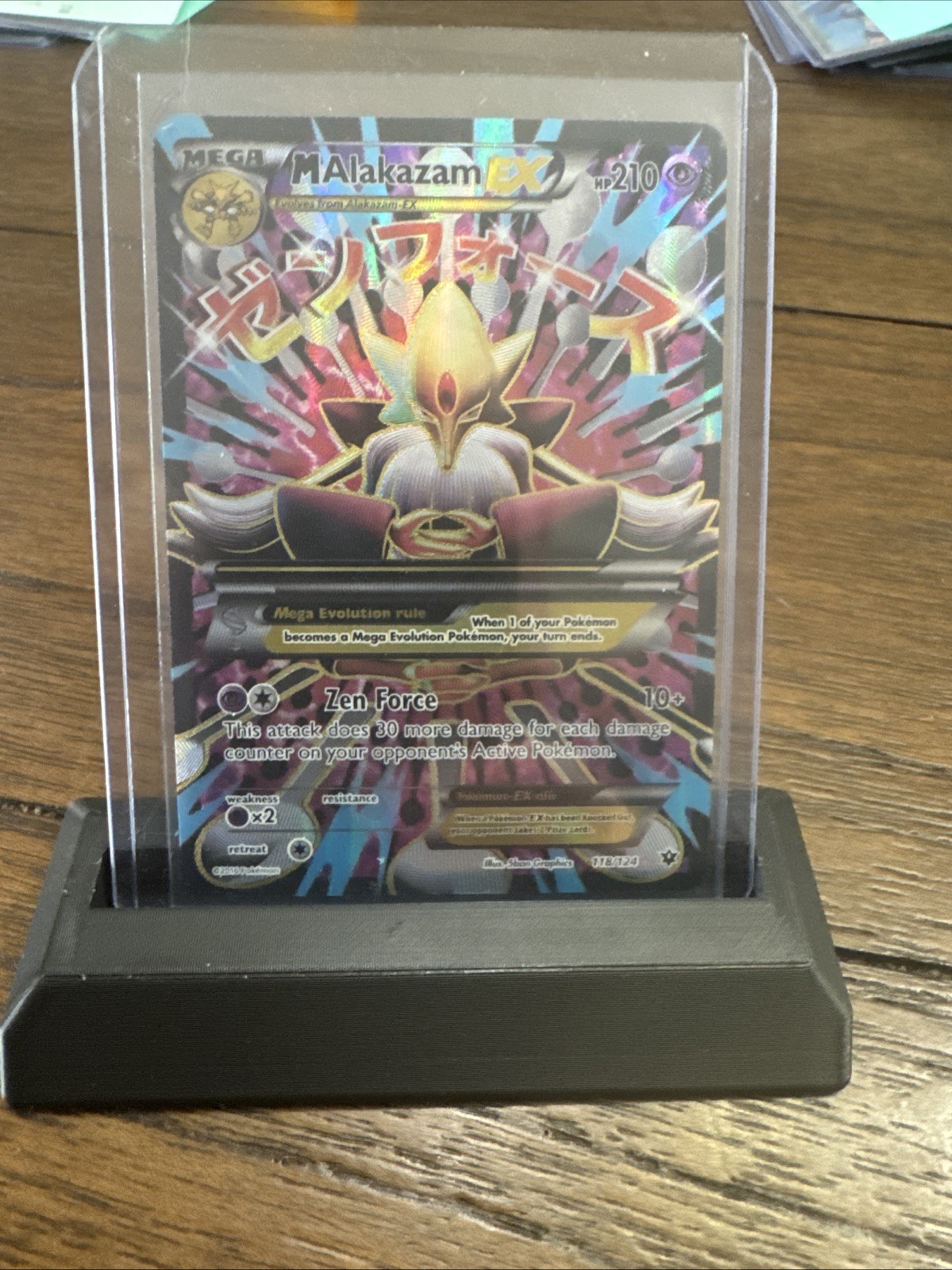 M Alakazam EX Full Art Holo Ultra Rare Card 118/124 Fates Collide NM 