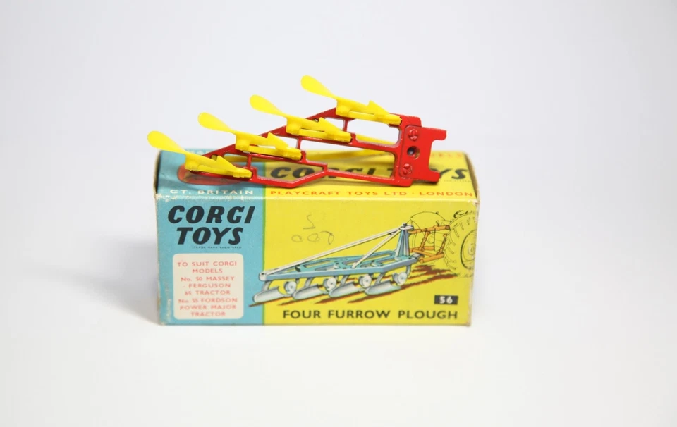 Arado Corgi 56 cuatro surcos enchapado en piezas en caja original - Excelente lote 2 Foto 3 de 4