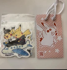 Pokémon Pikachu Haneda Airport Limited Sticker Set of 3, , Bag