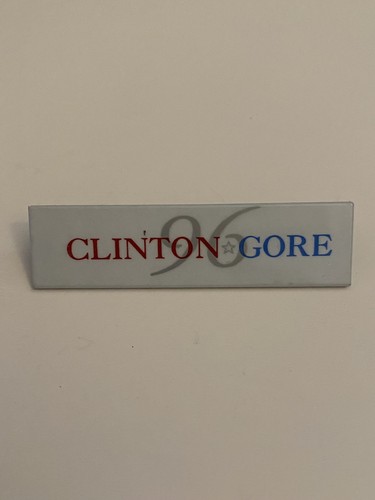 Clinton Gore 96 Pin Back Button P112 | eBay