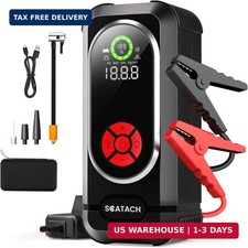 6000a Jump Starter With Air Compressor Car Battery Jump Starter Portable 10.0