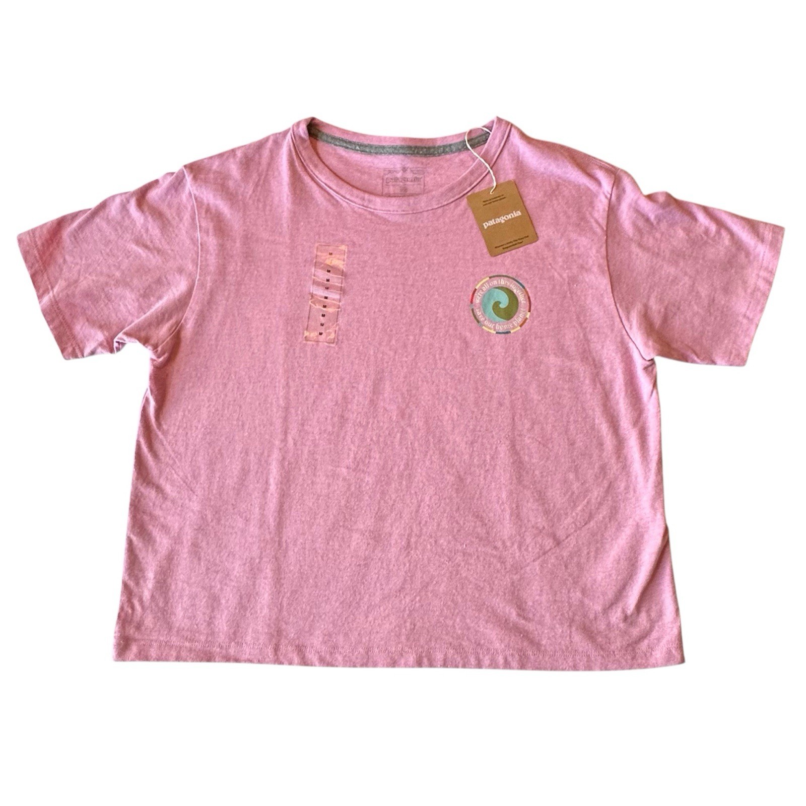 Patagonia Womens T-Shirt Short Sleeve Unity Fitz Logo Responsibili-Tee Sz M NEW thumbnail 6