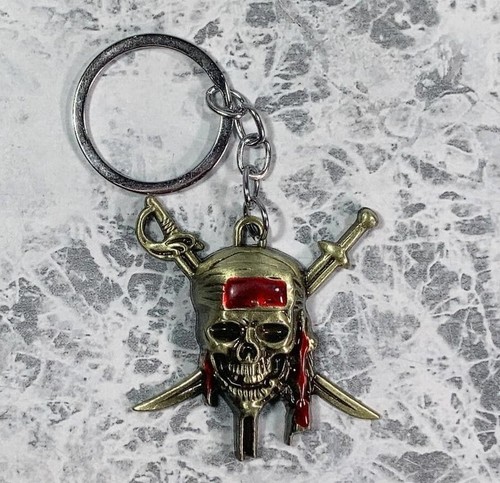 Pirates of the Caribbean Johnny Depp Bronze Keychain | eBay UK