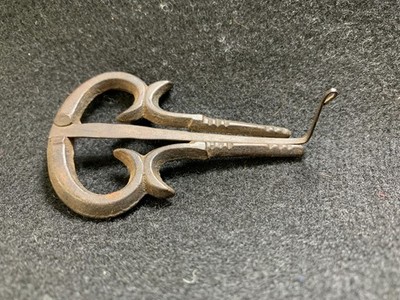 Vintage Jaw Jews Harp Made In England - Lyre Shape Mouth Harp