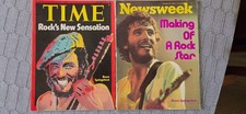 1975 Time & Newsweek Mags Springsteen Covers, 10-27-75, No Labels, Very Good!