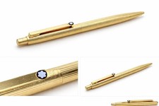 Montblanc Kugelschreiber 1980er SLIMLINE SL Gold Gerillt *rar*