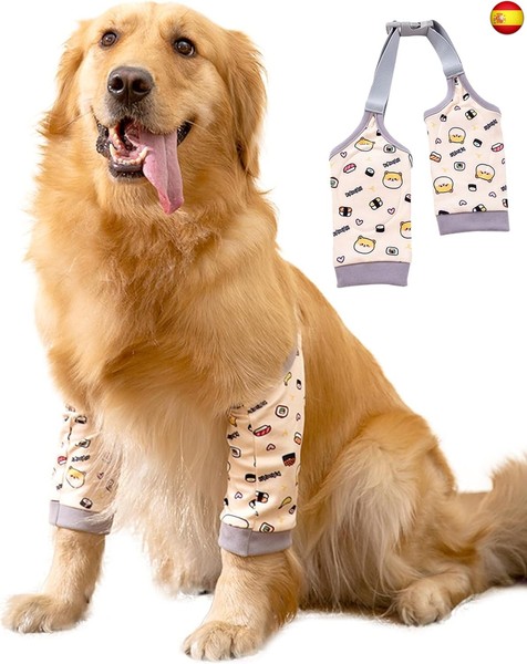DKDDSSS Codera para Perros, Rodilleras para Perros, Manga de Recuperación Suave