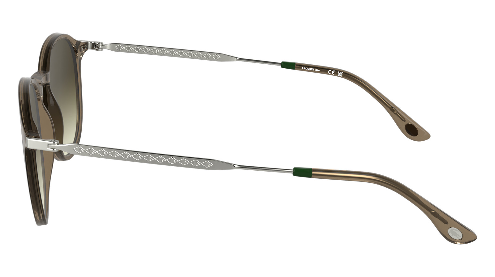 LACOSTE L6061S N 210 Clear BROWN 52/19/145 Unisex Sunglasses thumbnail 3