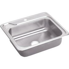 Elkay Celebrity Stainless Steel 25" x 22" x 7.5" 3-Hole Drop-in Sink ECC-2522-1
