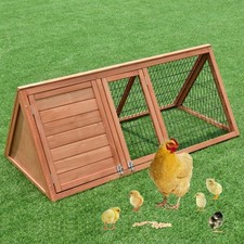 50 Wooden Triangle Rabbit Hutch Chicken Coop ...