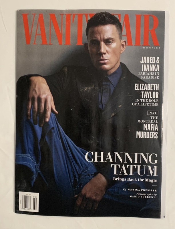 Vanity Fair Channing Tatum “Brings Back the Magic” Issue February 2023 Magazine 