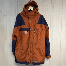 MU Mountain Uniform Men Ski Jacket Parka Sz 3XL Hooded Unisex Waterproof Trails